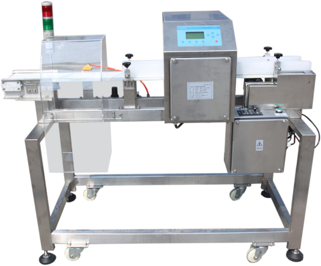 Цифровой умный металлодетектор AEC500C с опускающейся системой отбраковки воздушной струёй